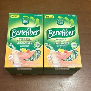 Set of 2 Benefiber Prebiotic Fiber Supplement